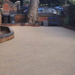 Eco Friendly paving Material laid on a large driveway
