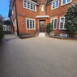 resin driveway completed London